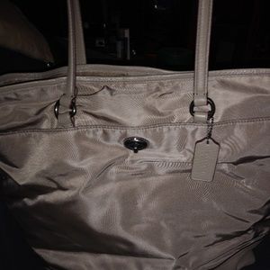 Large Coach tote bag